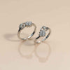 925 Sterling Silver Twisted Knot CZ Toe Rings | Adjustable Bichiya Pair | Tavshan