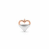 Mother of Pearl Heart Earrings | Pure 925 Silver Rose Gold Finish BIS Hallmarked | Tavshan