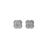 925 Sterling Silver Floral Mother-of-Pearl Stud Earrings