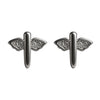 925 Sterling Silver Wing Stud Earrings