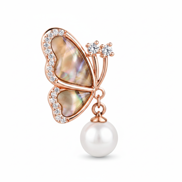Butterfly Pearl Stud – Clean Hero