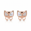 Butterfly Studs – Rose Gold Clean