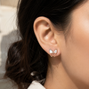 Pure 925 Silver Butterfly MOP Studs | Pure 925 Silver Rose Gold Finish BIS Hallmarked | Tavshan