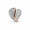 CZ Heart Stud Earrings - Macro