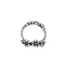 Oxidized Floral Toe Ring – 925 Sterling Silver Antique Finish