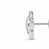 Ocean Fish Enamel CZ Stud Earrings – Side profile