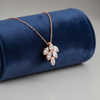 Marquise Leaf Necklace – Top Angle