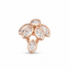 Marquise Leaf Stud – 45 Degree