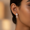 MOP Star Stud – South Indian Model Ear Shot