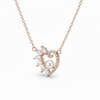 Pearl Heart Necklace – 45 Degree