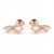 Shooting Star Studs – Rose Gold